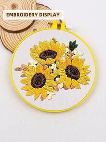 4 Pieces Per Set Colorful Round DIY Embroidery Hoops, Cross Stitch Embroidery Frames, Punch Needle Embroidery Hoops, Made Of High-Quality PP Material, Very Durable And Resistant To Deformation And Breakage, Finished Handmade Products Can Be Used As Halloween And Christmas Decorations, Phone Keychains, Crossbody Bag Charms, Clothing Accessories, Backpack Charms, Hair Accessories, Desk And Bedside Decor, Car Hanging Ornaments, 4 Sets Available - Multicolor - View 9