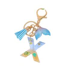 1pc Handmade Crystal Resin Butterfly & Letter Keychain, Tassel Keyring, Small Gift For Wedding, Birthday, Baby Shower, Travel Souvenir, Graduation, Housewarming, Party (5 Styles Available) - Multicolor - View 40
