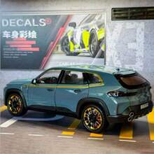 1件锌合金XM越野车玩具模型，逼真的越野车模型，配有可开启的精细车门/引擎盖、可折叠后视镜、逼真的音效、轮胎和轴承悬挂系统，是送给年轻人的完美收藏礼物，也是圣诞装饰品。 - 彩色 - 查看 3