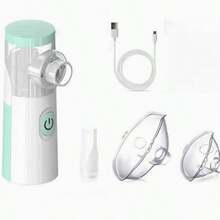 1PCS USB Portable Smart Humidifier With Auto-Cleaning & Dual Modes, Rechargeable Handheld Humidifier For Respiratory Care At Home/Travel, Adult & Kid-Friendly Design