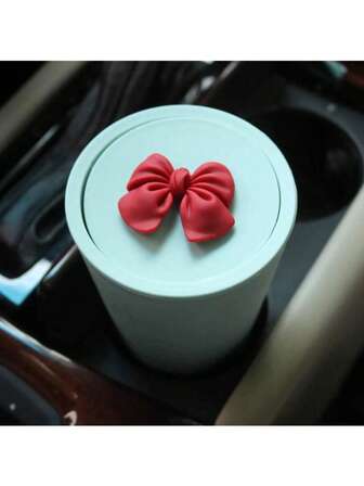 Mini Car Trash Can, Portable Car Garbage Bin With Cup Holder