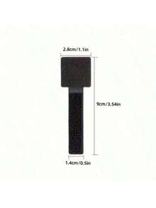 20条尼龙自粘式扎带，白色环形，方便整理电源线，灵活多用途，适用于家庭和办公室，可固定电线，方便整理和管理电缆，可重复使用的背胶环形扎带，适合家庭和办公室使用。 - 彩色 - 查看 4