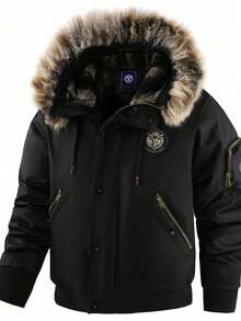 Men Down Coats - Black - View 1
