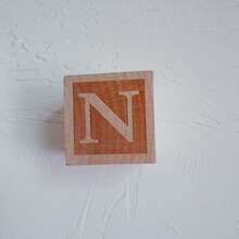 26 piezas de bloques de alfabeto de madera, decoración de madera estilo nórdico, accesorios para el hogar, accesorios de fotografía - Multicolor - Ver 20