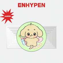 ENHYPE/N 韩国男团卡通毛绒玩偶胸针徽章 55mm，可挂在背包上，粉丝周边，日常佩戴，收藏展示装饰，礼物 - 彩色 - 查看 7