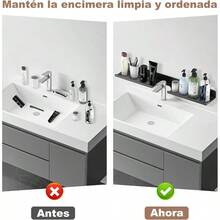 Estante para ducha y soporte para cabezal de duchaEstante Organizador Regadera para Baño Estante para Lavabo de Baño Sin Taladro Organizador de Ducha Prueba de óxido Repisa para Pared Colgante Pared Accesorios para Cocina Hotel - 60 centímetros - Ver 3