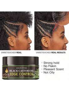 This Strong Hold Styling Gel Effectively Fixes Braids And Curls, Smooths Frizz And Split Ends, And Contains Black Castor Oil And Coconut Oil To Control Flyaways. It Is Free Of Parabens, Sulfates, Mineral Oil, And Petroleum-Based Ingredients. - Dark Grey - View 3