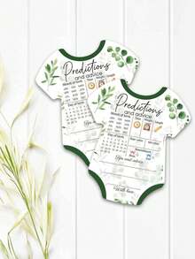 Party Game Gender Reveal Game Card Atmosphere Decoration Props For Boys Or Girls Anniversary Gift Party Decoration Happy Birthday Party Wedding Gift Bridal Shower SuppLies Prediction Advice Card - Shape - View 3