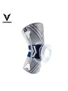 veidoorn 1个专业运动护膝，升级弹簧设计，适用于室内/室外运动、骑行、徒步、跑步、羽毛球等，透气设计，舒适衬垫，弹性材料，健身配件，护膝，羽毛球运动员，跑步者 - 彩色 - 查看 20