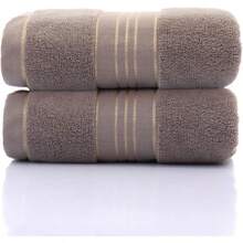 CYPNJuego de Toalla de Mano de 2 Piezas de 74x34CM 100% Algodón de Secado Rápido para baño Ducha Playa SPA 2 PCSFashion - Vistoso - Ver 1
