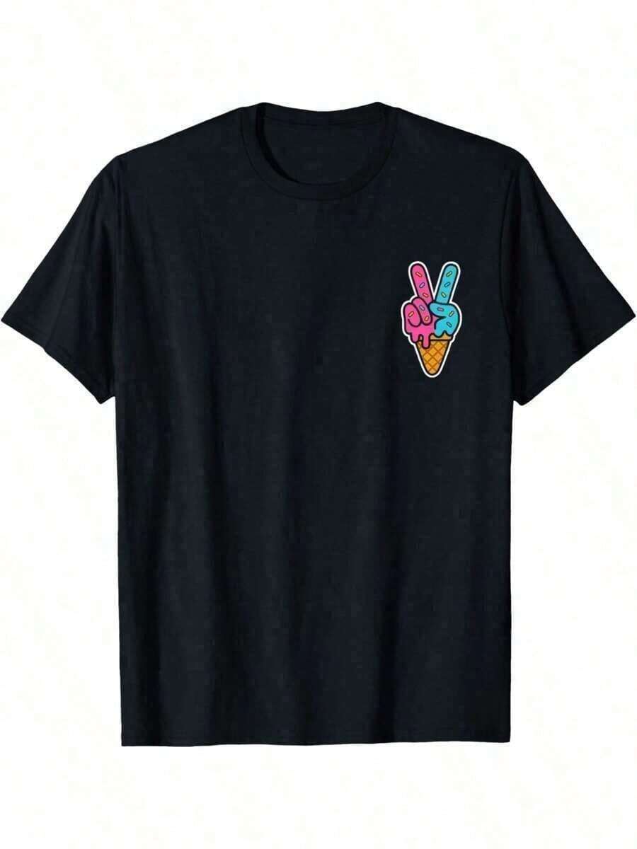 Camiseta divertida 67 Six Seven Gen para hombres – Camiseta casual divertida de moda con estampado gráfico, % algodón, cuello redondo, ajuste regular, camiseta de todas las estaciones – San Valentín, novio, esposo, él NTJI - Negro 14 - Ver 1
