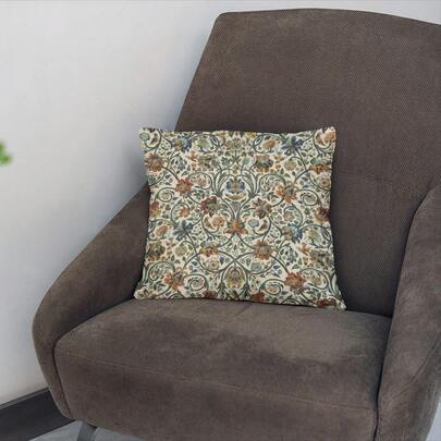 1 st. dekorativt örngott med vintagemotiv, mjukt beige tyg med tryckt design. Finns i flera storlekar, dragkedja, maskintvättbar, inlägg ingår ej, lämplig för olika rumstyper.