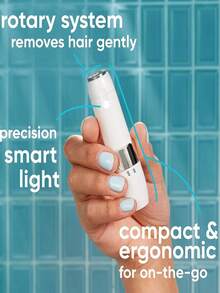 150mAh 女士迷你面部脱毛器，便携式电动剃须刀，面部毛发修剪器，电动剃须刀，女士面部脱毛器，去角质工具，女士面部剃刀，女士修剪器，白色 - 白色 - 查看 1