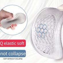 1 Pair Comfortable Invisible Height Increasing Insoles - Breathable, Shock-Absorbing Half Size Inserts, Suitable For Men And Women, Heel Pad, Heel Cushion, Increase Height 1.5-3.5 Cm/0.59-1.38 Inches, Unisex, Elastic Support, Heel Lift, Women's Day, Travel Essentials, Wedding Favors, Y2k, Bedroom, Car Accessories Women, Kitchen Decor,Cute Stuff - Multicolor - View 11