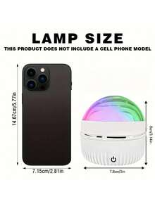 LED Aurora Projection Light - Northern Lights Effect, Remote Control Color Changing Light Show, Suitable For Bedroom, Living Room, Office And Party Decoration, Perfect Gift For Teenagers | USB Powered Lighting Decor - Multicolor - View 6