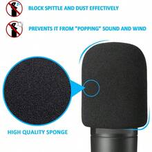 Audio-Technica AT2020 Mic Boom Arm With Foam Windscreen Suspension Boom Scissor Arm Stand With Pop Filter Cover For Audio-Technica AT2020 Microphone By SUNMON - 麥克風支架和防噴罩 - 查看 4