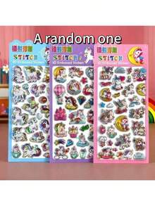 3D 卡通全息浮雕贴纸 - 水豚动物全息浮雕贴纸贴花 - 彩色 - 查看 13