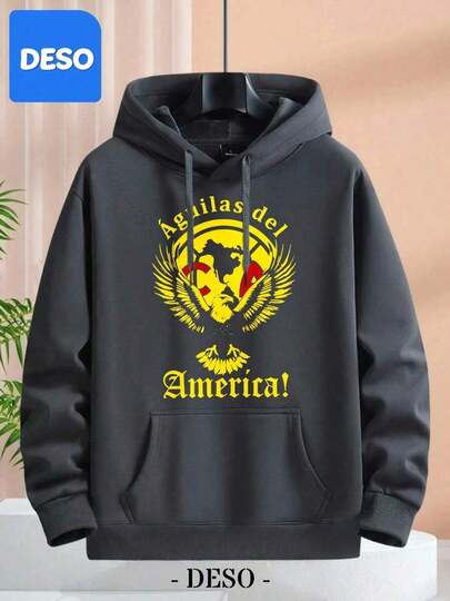 Sombrero para hombres, abrigo para hombres todos los días |   Águilas del América, diseño vibrante |   Ideal para fans del equipo, calidad superior |   Alta calidad con sombrero para hombres, ropa deportiva, regalo ideal, chaqueta para hombres de otoño e invierno, ropa de moda de la calle. Regalo de cumpleaños para hombres, camiseta clásica |   Cómodo y suave, perfecto para eventos deportivos.