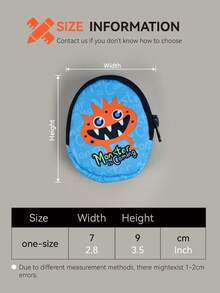 1pc Funny Pet Poop Bag Holder/Dog Poop Bag Dispenser - "Monster Is Coming" Designer Travel Edition Poop Bag Holder For Your Furry Pet - Multicolor - View 2