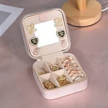 Personalized Velvet Jewelry Box With Heart & Name, Bridesmaid Gift, Gift For Her, Mom's Travel Jewelry Box, Birthday Gift, Valentine's Day Pattern, Romantic Gift - Item 9 - View 12