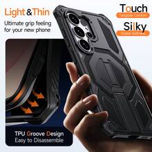 N52 Honeycomb Magnetic Adsorption/Titanium Alloy Bracket, Triple Shield Professional Military-Grade Anti-Drop Protection, Compatible With Phone Models SXS26ULTRA/S25/S24FE, Phone17proma/16/15/14/13/12 - Black - View 4