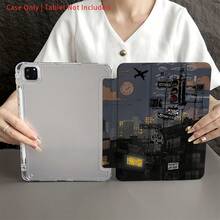 Night View City Scenery Design Foldable Protective Case - Lightweight Compatible With 10. 9/ 10. 2inch , Air 5th/4th Gen, Pro 11 2022, 7th/8th Gen, Air 2/Air, M3/A16 2025 - Suitable For Work, Travel, And Daily Use. Christmas Accessories. Beautiful/Galaxy Tablet. Cute Tablet - 混合顏色 - 查看 11