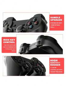 CONSOLA GD10 3D (X2), 3500 JUEGOS, 45 EMULADORES, CONSOLA PARA TV, INCLUYE DOS CONTROLES - Negro - Ver 5