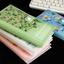 Oil Painting 100 Envelopes Money Saving Challenge New Save Money Mini Binder Savings Challenge Reusable Savings Challenges Sheets,Transparent Cover - Perfect For Cash Management & School Supplies, Cash Envelope System | Compact Money Saving Binder - Multicolor - View 4