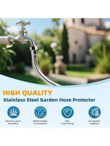 Manguera de extensión para grifo de cocina plateado - Multicolor - Ver 7