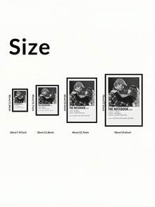 1pc "Notebook Of Love" Poster, Album Cover Decor Art, Elegant Image, Suitable For Single Room, Dorm Wall Decor, Movie Art Poster, Frameless Style - Multicolor - View 10