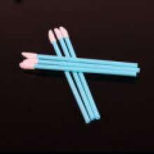 Portable Lip Brush Disposable Lipstick Brush Black White Transparent Tube Lipstick Brush Beauty Makeup Tool - cọ môi rỗng màu vàng - Xem 10