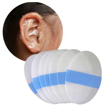 Kit 120 Protetor Ouvido Impermeável Bebê Banho Natação Praia