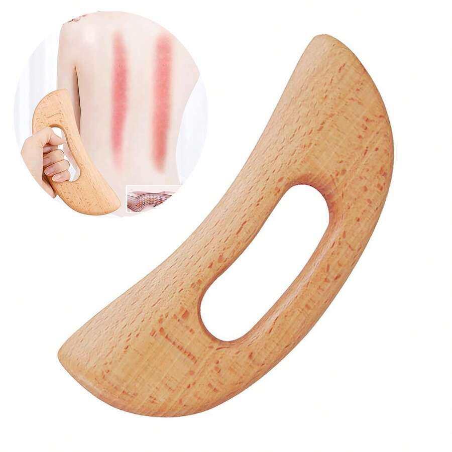 Detox Massage Tool, Wooden Gua Sha Board, Manual Massage Gua Sha Board, For Combating Cellulite And Relieving Muscle Fatigue - Multicolor - View 1