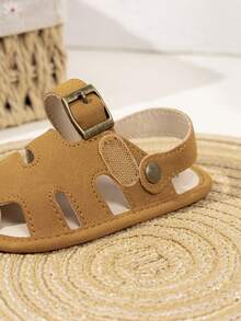 Spring/Autumn Fashionable Hollow Casual Infant Sandals Outdoor Toddler Shoes - Brown - View 6