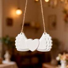 1pc Wing & Heart Shaped Mold, Resin Casting Mold For DIY Pendant Decoration