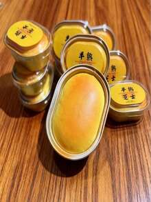 1pc Slow Rebound Cream Cheese Cake Squeeze Toy, Soft & Sticky, Creative Stress Relief Small Gift, Suitable For Friends And Family - Multicolor - View 3