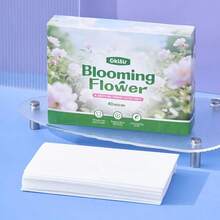 iDestry 衣物柔顺片 洗衣纸 烘干机香薰 衣柜香薰片 衣物烘干香纸 衣物柔顺剂 衣物柔顺剂 烘干纸 适用于敏感肌肤 | 植物基防静电剂