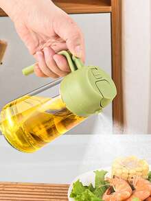 2-In-1 Olive Oil Dispenser, 470ml/600ml, Suitable For Grilling, Salad, Air Fryer, Party And More Cooking Occasions