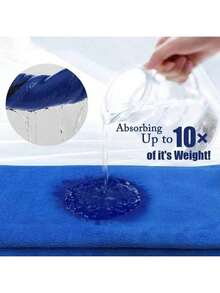 5PCS/1pc 30 * 30 Ultra-Fine Fiber Suede Car Towel - Super Absorbent, Super Thick, Non-Woven Polishing, Washing And Drying Cloth, Bathroom Towel, Cleaning Towel, Bathroom Square Towel, Blue, Pink, Purple, Yellow Towel - Multicolor - View 4