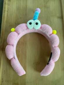 1 pieza Diadema con diseño de ojos grandes y expresivos de dibujos animados, accesorio de cabeza para otoño/invierno, banda para el cabello, máscara facial de dibujos animados para mujer, accesorios para el cabello, regalo perfecto para amigas, a juego con atuendos. - Multicolor - Ver 6