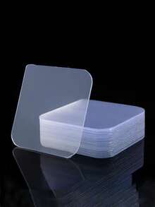 50片/10片装强力纳米双面胶带：坚固耐用，不留残胶，可移除，易于粘贴照片，适用于摄影、地毯等 - 是家庭和办公室使用的理想选择，纳米胶带。 - 方塊 - 查看 7