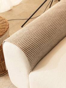 1pc Versatile Chenille Sofa Cushion Cover, Modern Minimalist Non-Slip Sofa Seat Pad, Dust-Proof And Washable Sofa Slipcover, Soft And Colorfast, Pet-Friendly Protector Fit For Bedroom, Office, Living Room Combination Furniture, L-Shaped Sofa And 1/2/3/4-Seat Sofa - Khaki - View 9