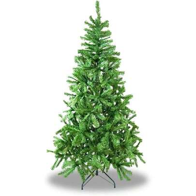 Árbol Pino de Navidad Artificial Delgado Estilo Denver 210 cm y 765 Puntas en Ramas Frondosas Realistas Ensamble Rápido Fold Base Metálica Estable Reutilizable por Años,36927270