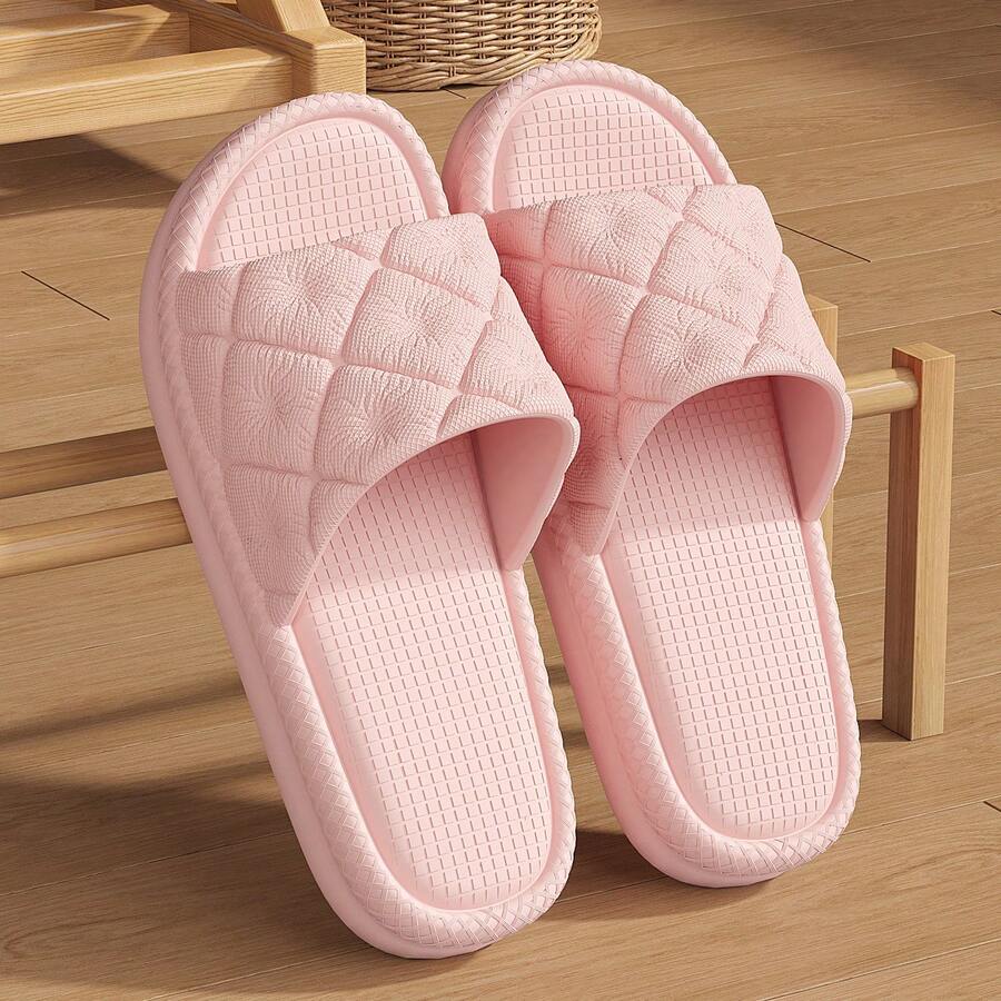 Unisex 2026 New Minimalist Slip-Resistant EVA Soft Bottom Slippers, Bathroom Slippers For Couples & Women