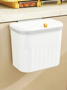 带盖壁挂式厨房垃圾桶、浴室垃圾桶、客厅纸篓、橱柜门垃圾桶、垃圾储存、露营、派对、房间装饰、客厅、浴室、厨房用品、家居装饰、圣诞礼物、家居礼物、房间装饰 - 彩色 - 查看 16