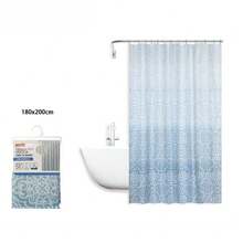 OISE ART STORE Tenda Doccia Antimuffa Impermeabile 180x200cm Con 12 Anelli Bagno Maioliche 87034 - - Multicolore - Visualizzare 2