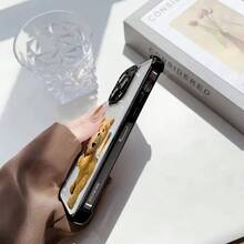Funda de Teléfono con Patrón de Oso de Peluche Bebedor de Cerveza para 17 16 15 14 13 12 11 Pro X XR XSMAX 8 8 Plus, Cubierta Trasera Transparente Suave a Prueba de Golpes - Colores mixtos - Ver 4