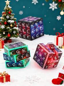 3x3x3 Chemical Element Rubik Cube, Creative Educational Toy, Suitable For Students & Adults