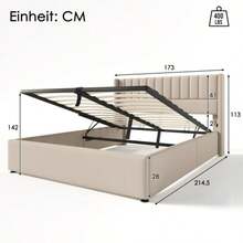 Bed Frames - Beige - View 2