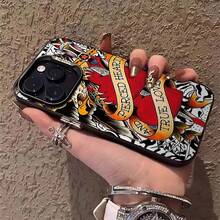 Funda transparente minimalista de Morgan Wallens con música country occidental. Compatible con 17 Pro Max, 17 Air, 16 Pro MAX, 15 Pro Max, 14 Pro, 13 Pro, 12 y 11. Funda personalizada para hombre y mujer. Excelentes regalos para novias, novios y familiares en Navidad y Halloween. - Negro - Ver 2